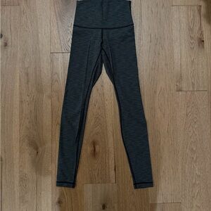 Lululemon Leggings Dark Gray High-Waisted